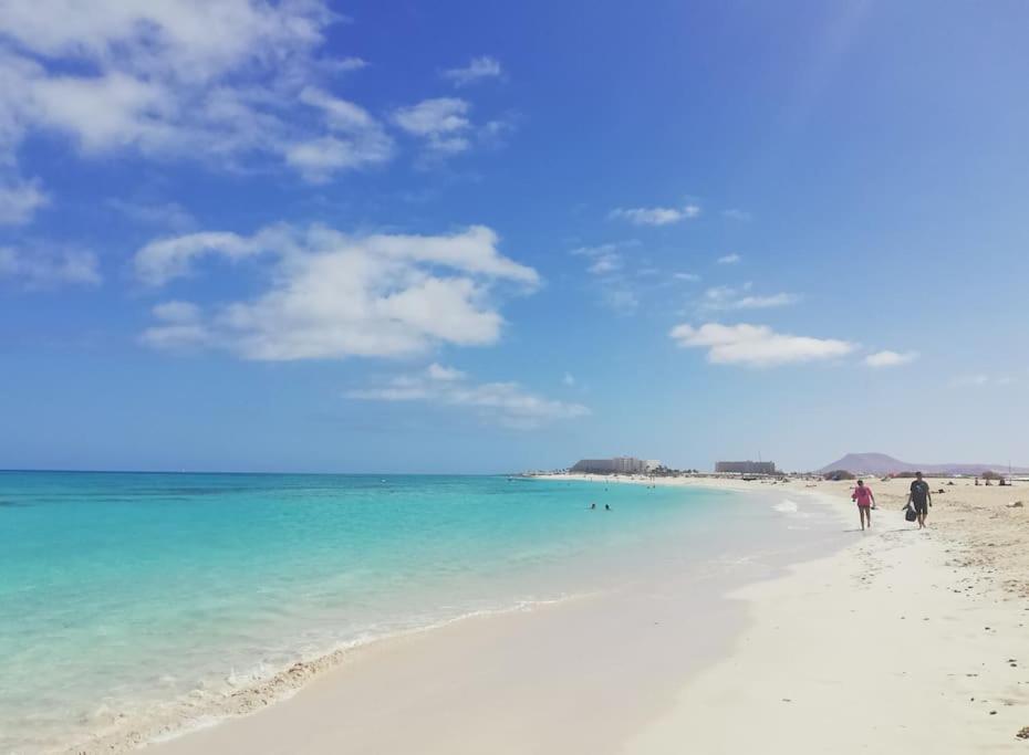 Blue Ocean Corralejo: Sunny Terrace, Pool, Wifi Apartment Bagian luar foto